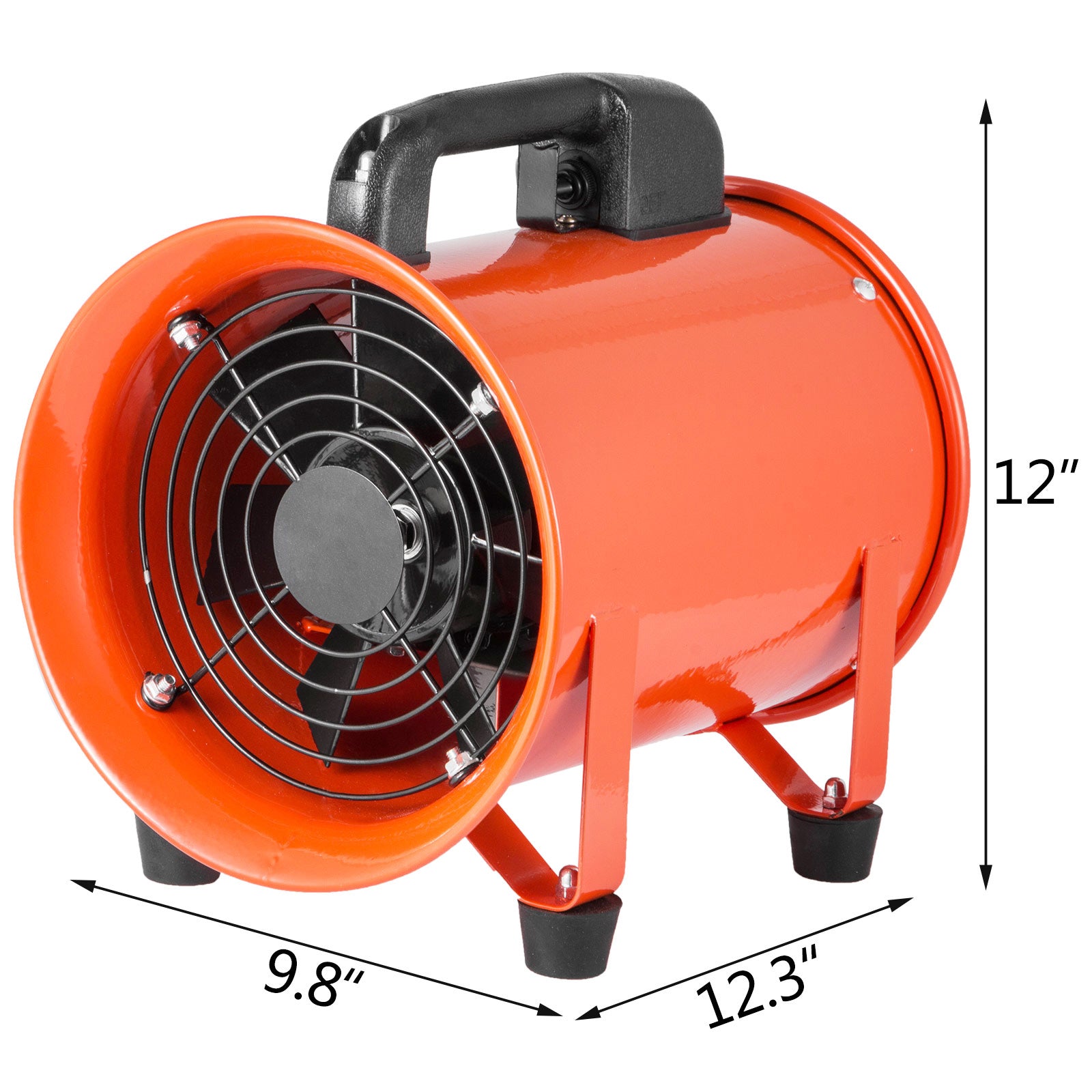8 Extractor Fan Blower Ventilator 10m Duct Hose Low Noise Utility He Vevor Us