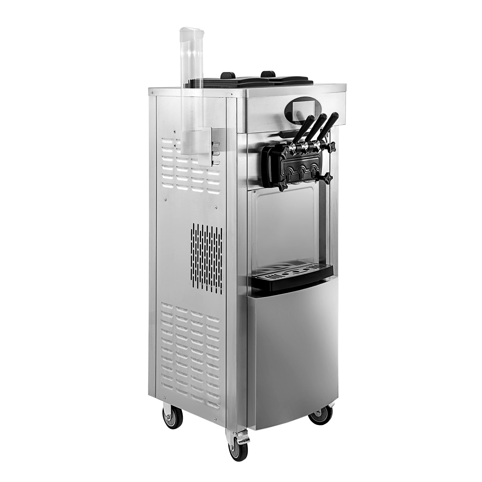 2200w Commercial Soft Ice Cream Machine 3 Flavors Pre Cooling Auto 304