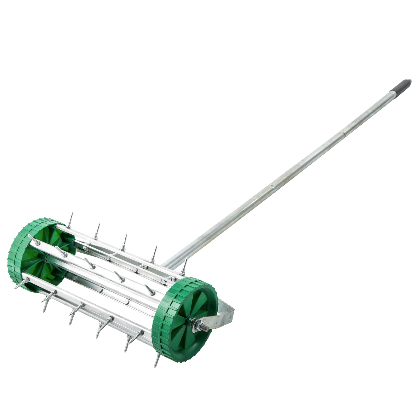 Vevor Rolling Lawn Aerator Push Aerator 18 Spike Aerator Roller Garde