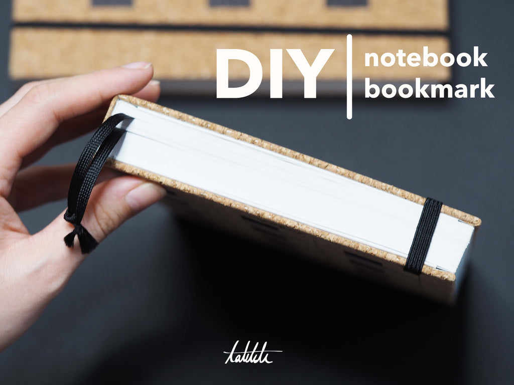 how to make your own notebook bookmark diy