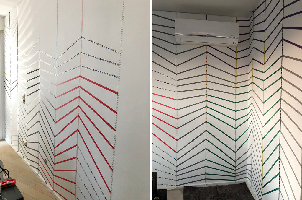 HOW TO USE WASHI TAPE: IN YOUR HOME - #1 DIY wall pattern – takkti