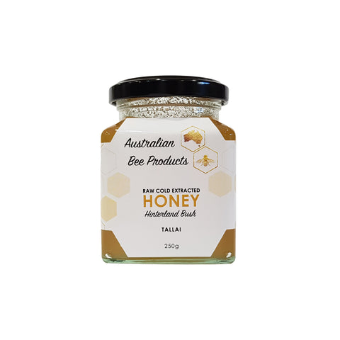 A jar of raw cold-pressed Australian hinterland bush honey