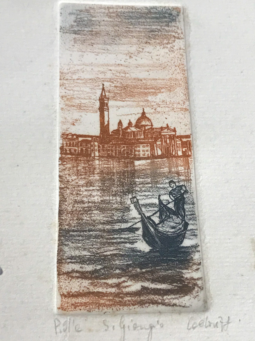Small art print of San Georgio Maggiore in Venice