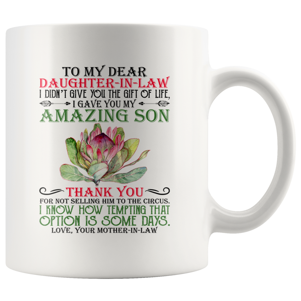 I'm The Daughter In Law..Coffee Mug,Birthday Gift,Family Gift Mug Cup with  Stirring Spoon Gift for Her-Mugs- - AliExpress