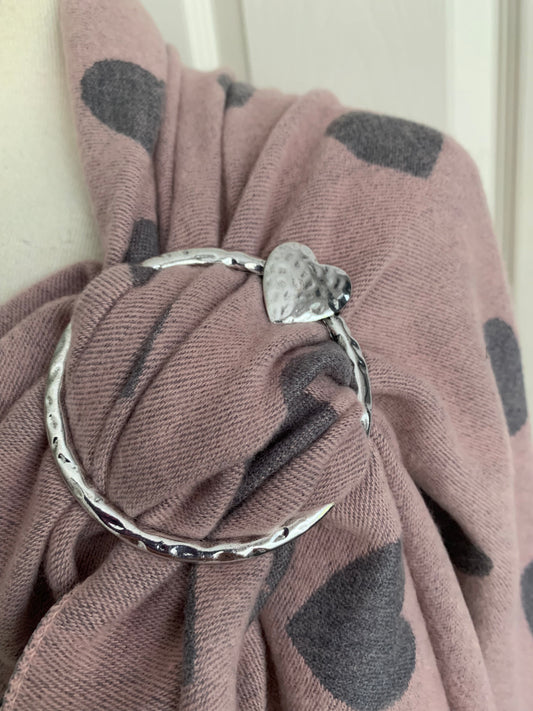 Celtic Scarf Ring - Traditional Pewter – Chameleon Clothing by Jackie