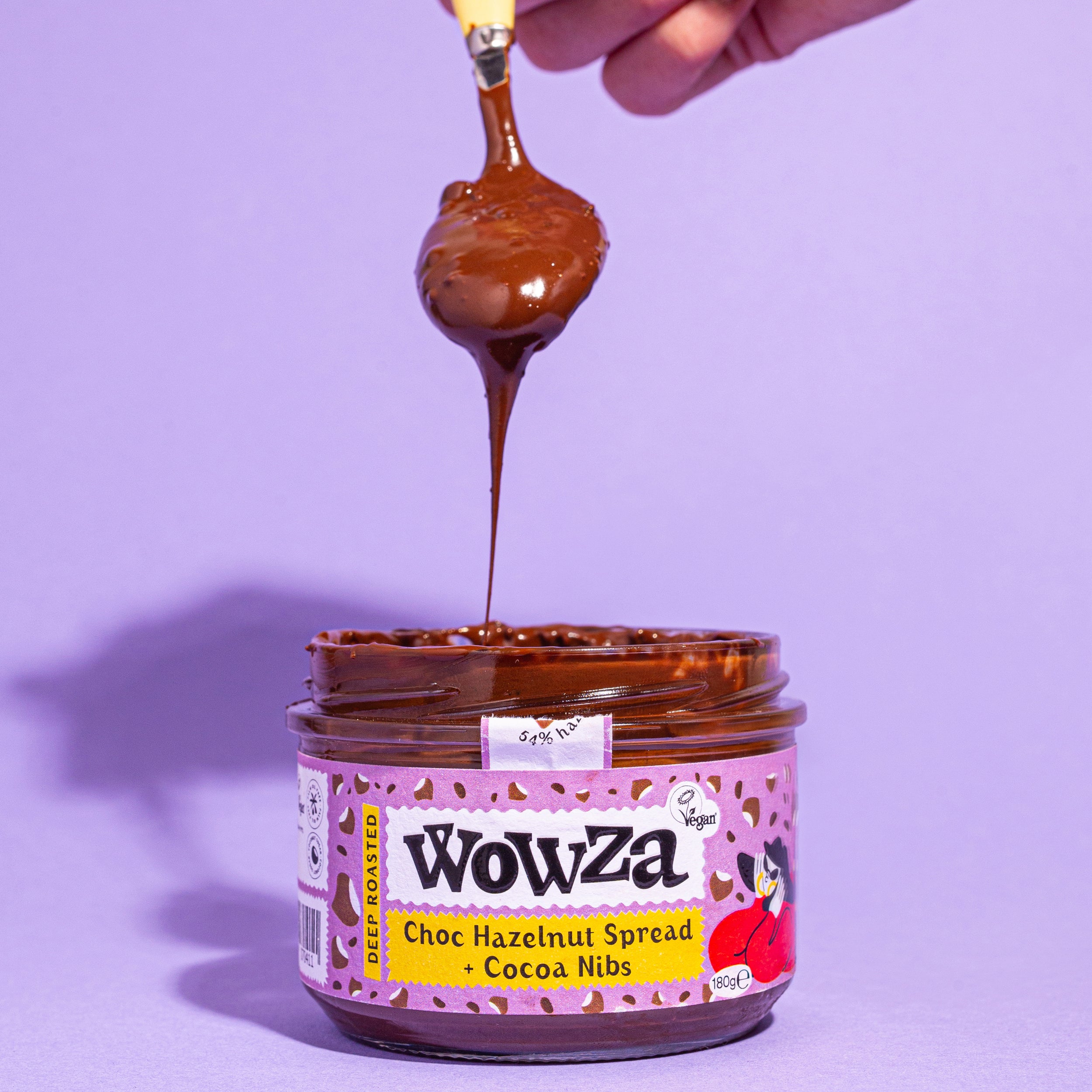 Try Wowza, our new gooey Choc Hazelnut Spread for just £5