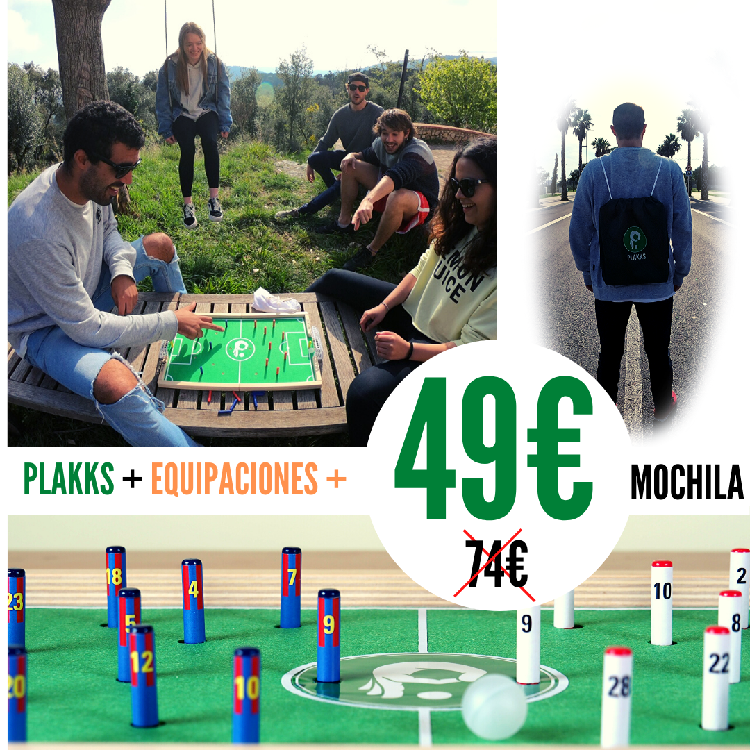 MEGA OFERTA del nuevo juego de fútbol mesa Plakks disponible en la web