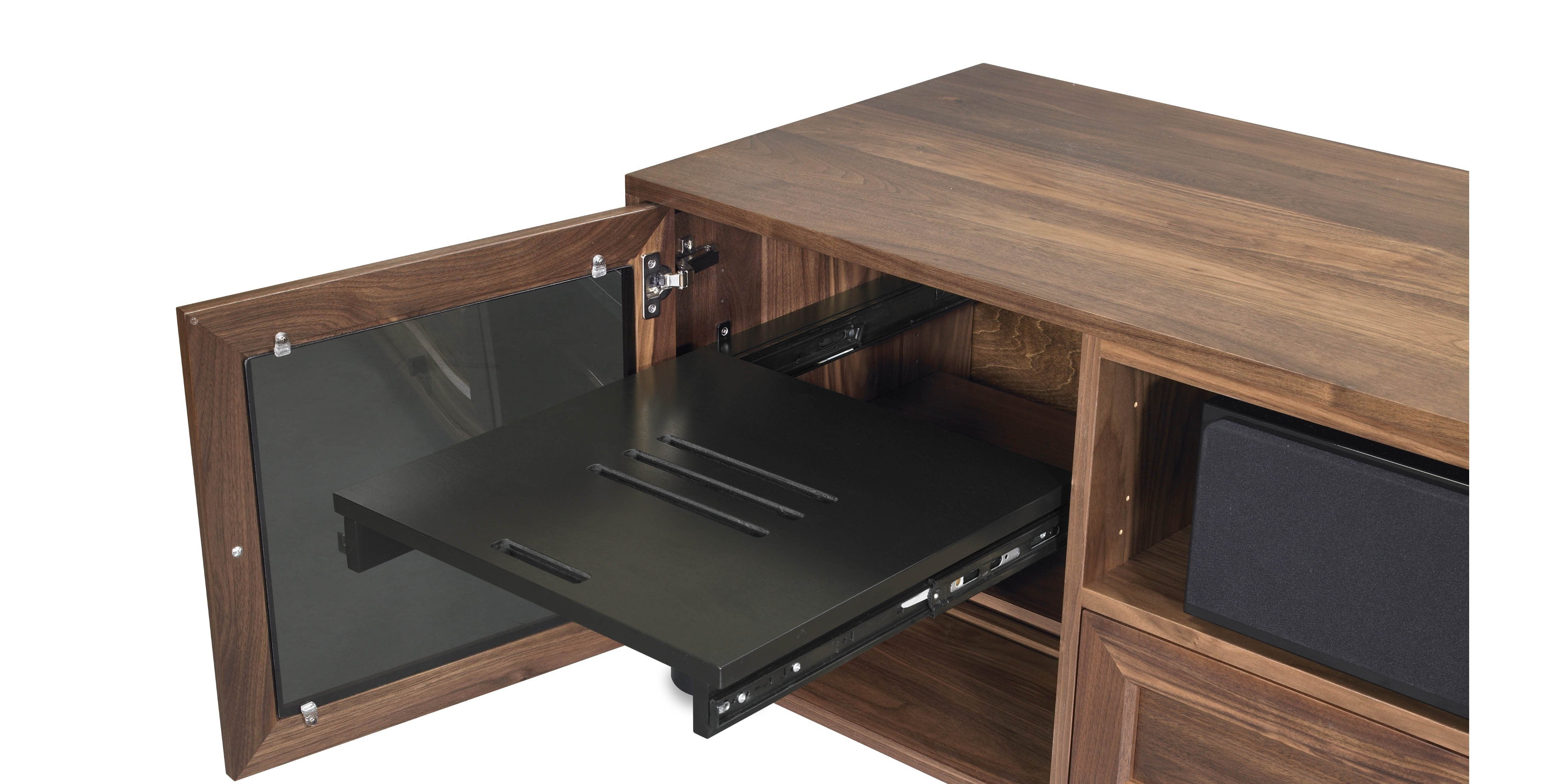 Pull Out Turntable Shelf For Select Media Consoles Standout Designs