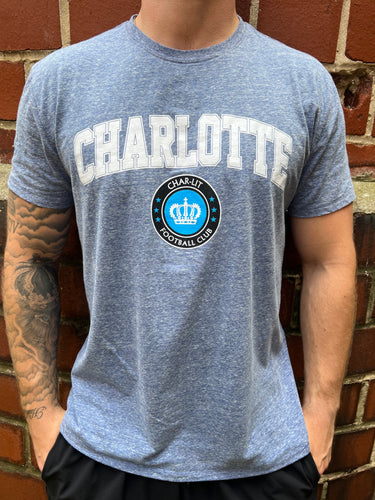 Charlotte North Carolina Soccer Jersey Kids Tie-Dye T-Shirt