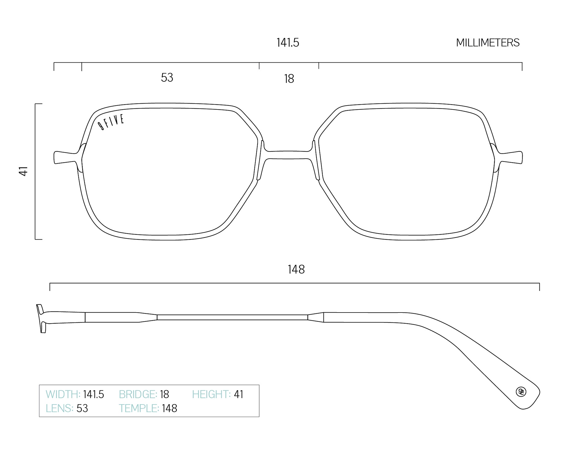 9FIVE Locks Cognac & 24K Gold Clear Lens Glasses Rx – 9FIVE Eyewear