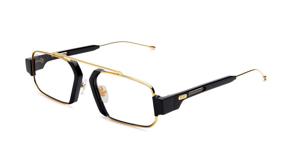 9FIVE Locks Gold Scale Clear Lens Glasses Rx – 9FIVE Eyewear