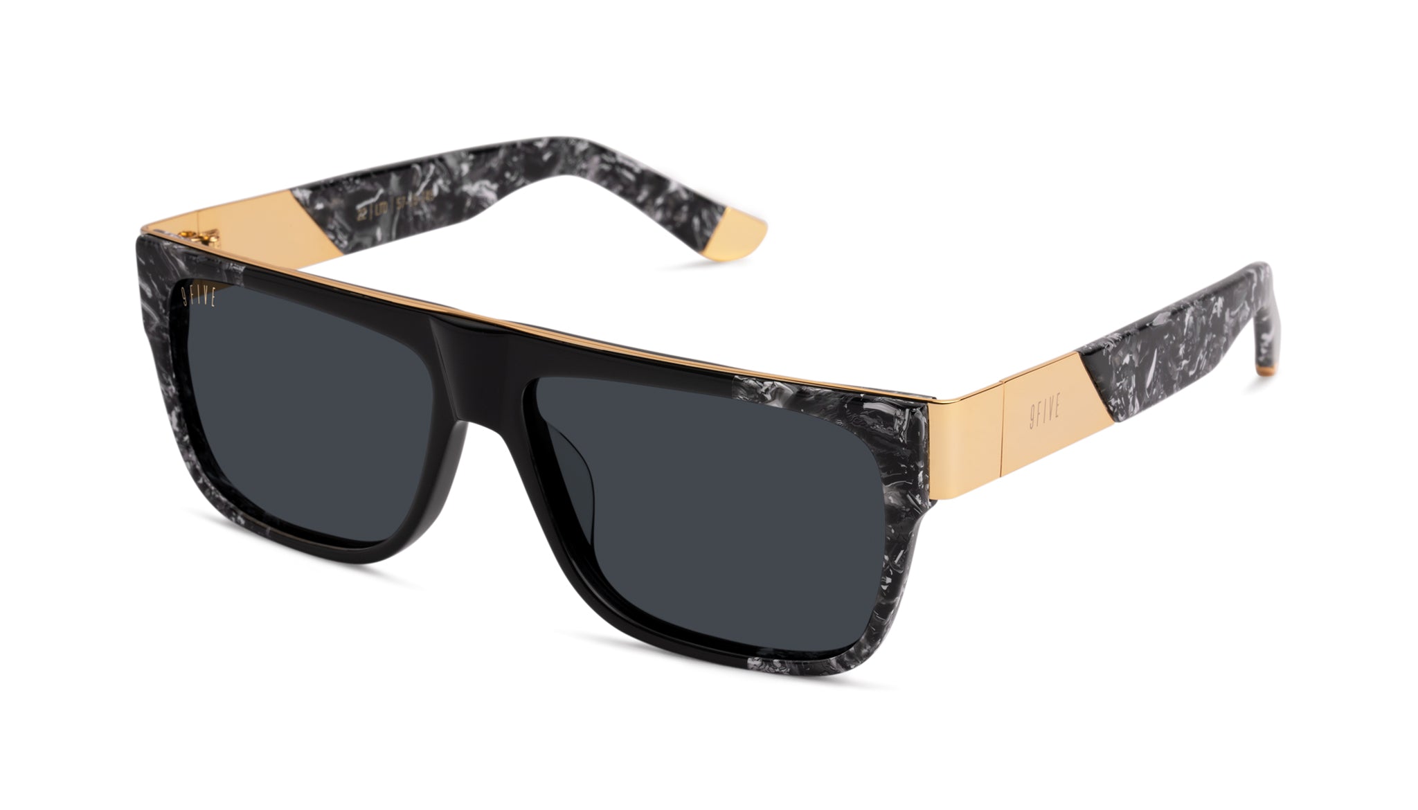 9FIVE 22 Black & White Onyx Sunglasses Rx