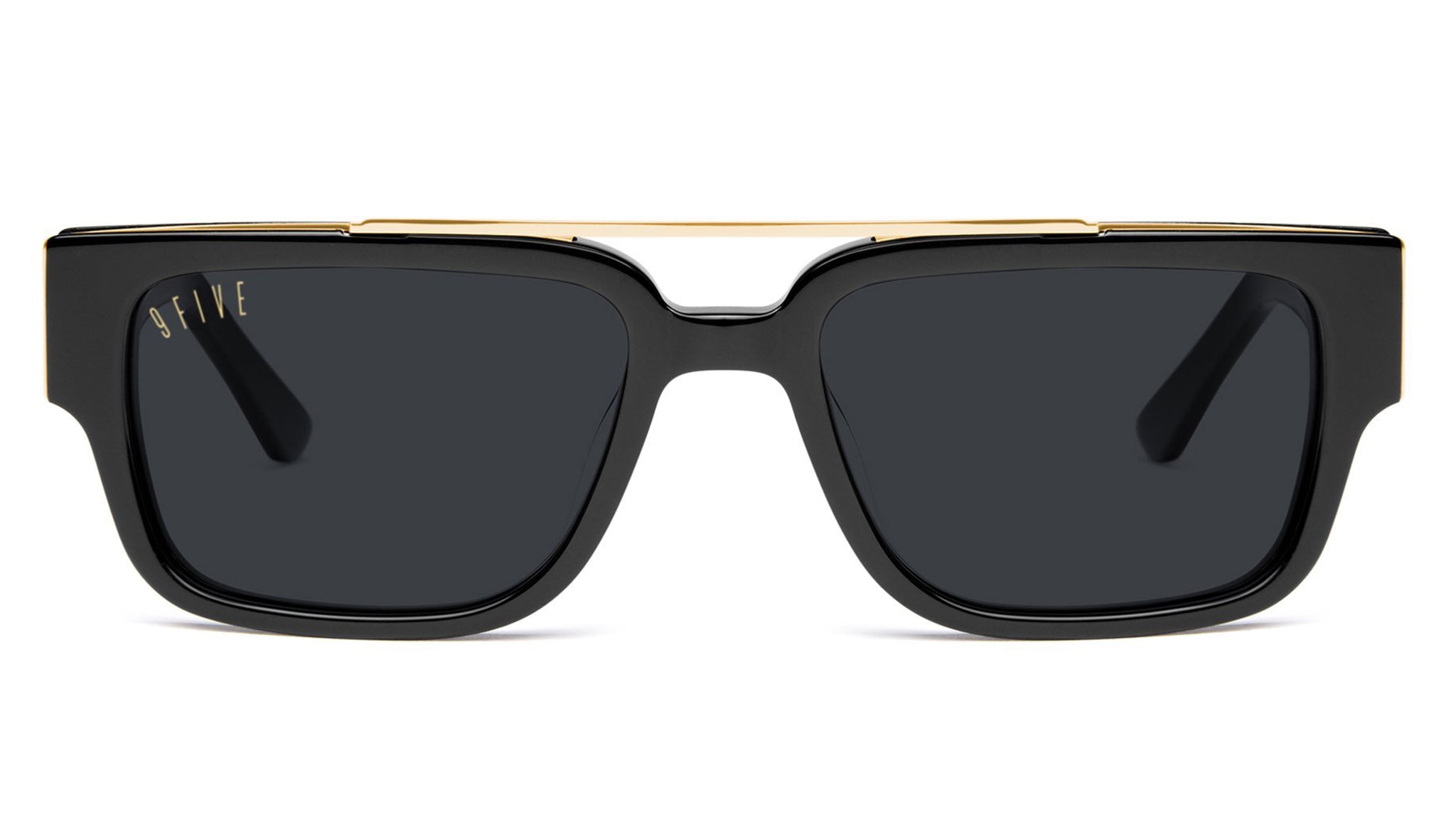 9FIVE 24 XL Black & 24K Gold Sunglasses Rx