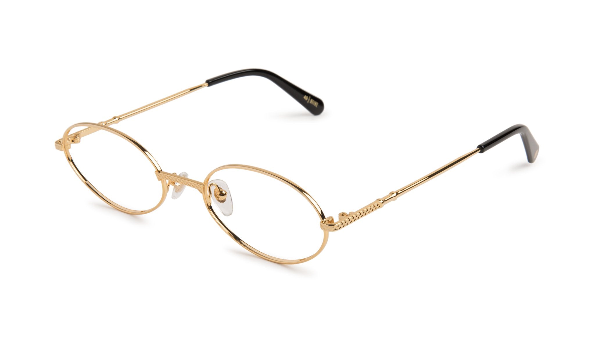9FIVE 40 24K Gold Clear Lens Glasses Rx – 9FIVE Eyewear