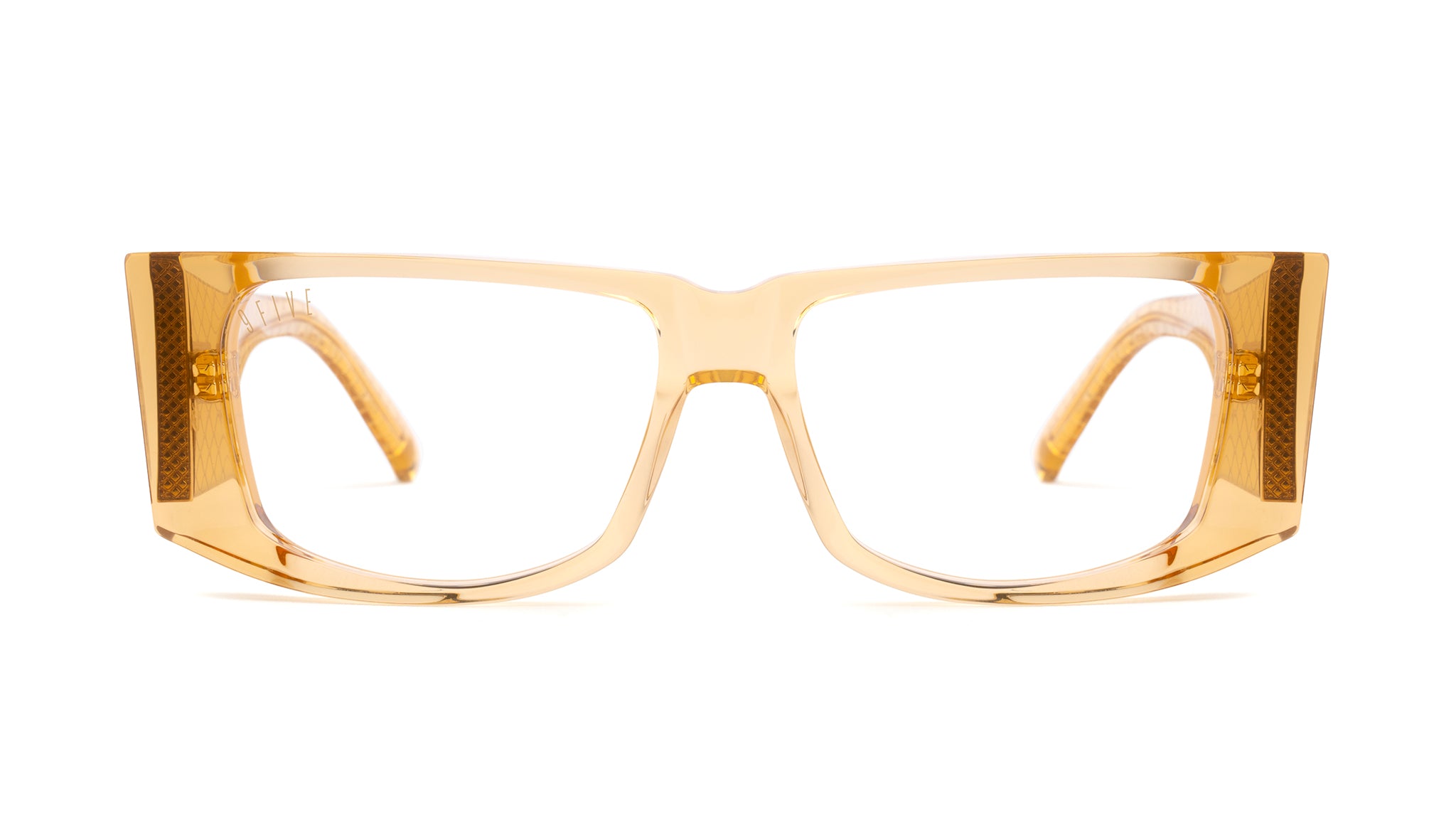 9FIVE Angelo Gold Scale Clear Lens Glasses