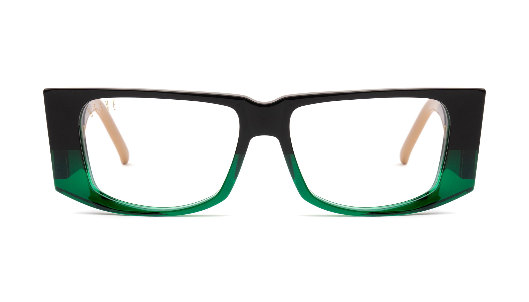 9FIVE Angelo Tundra Green Clear Lens Glasses