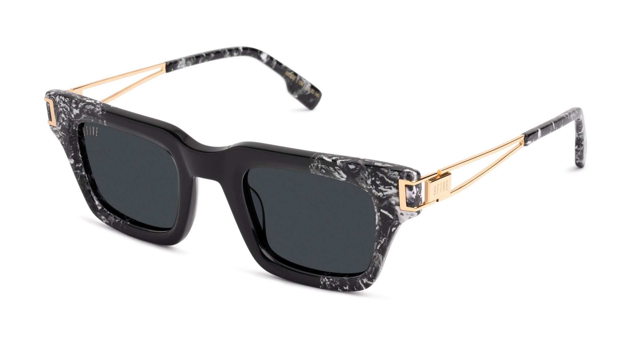 9FIVE Avenue Black & White Onyx Sunglasses Rx