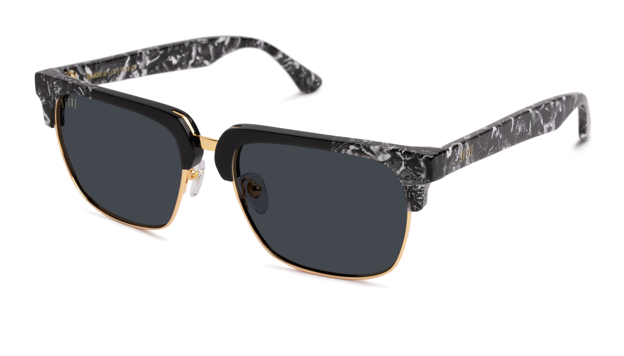 9FIVE Belmont XL Black & White Onyx Sunglasses