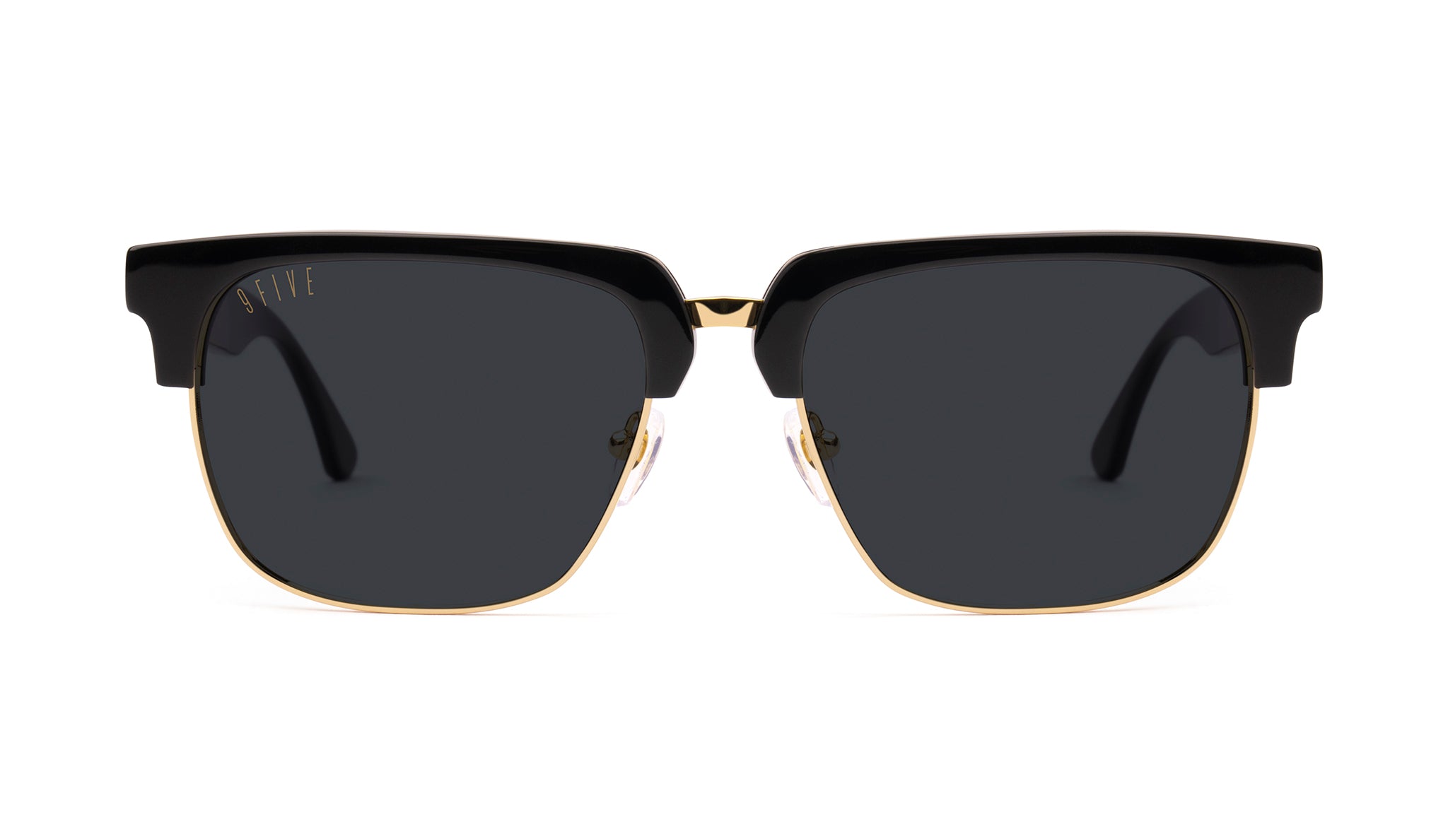 9FIVE Belmont Gold Marble & 24K Gold Sunglasses