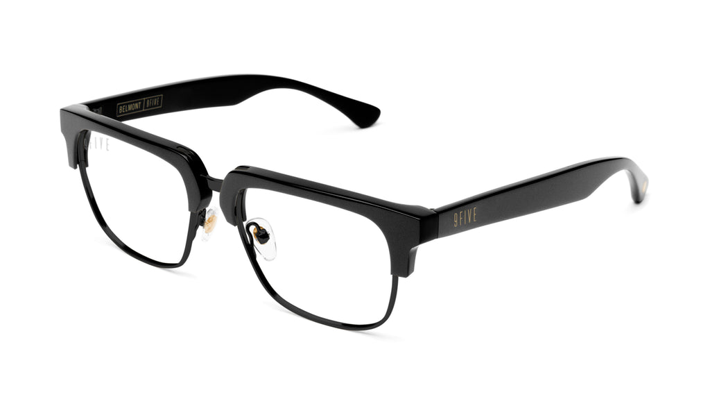 9FIVE Locks Black & White Onyx Clear Lens Glasses Rx – 9FIVE Eyewear