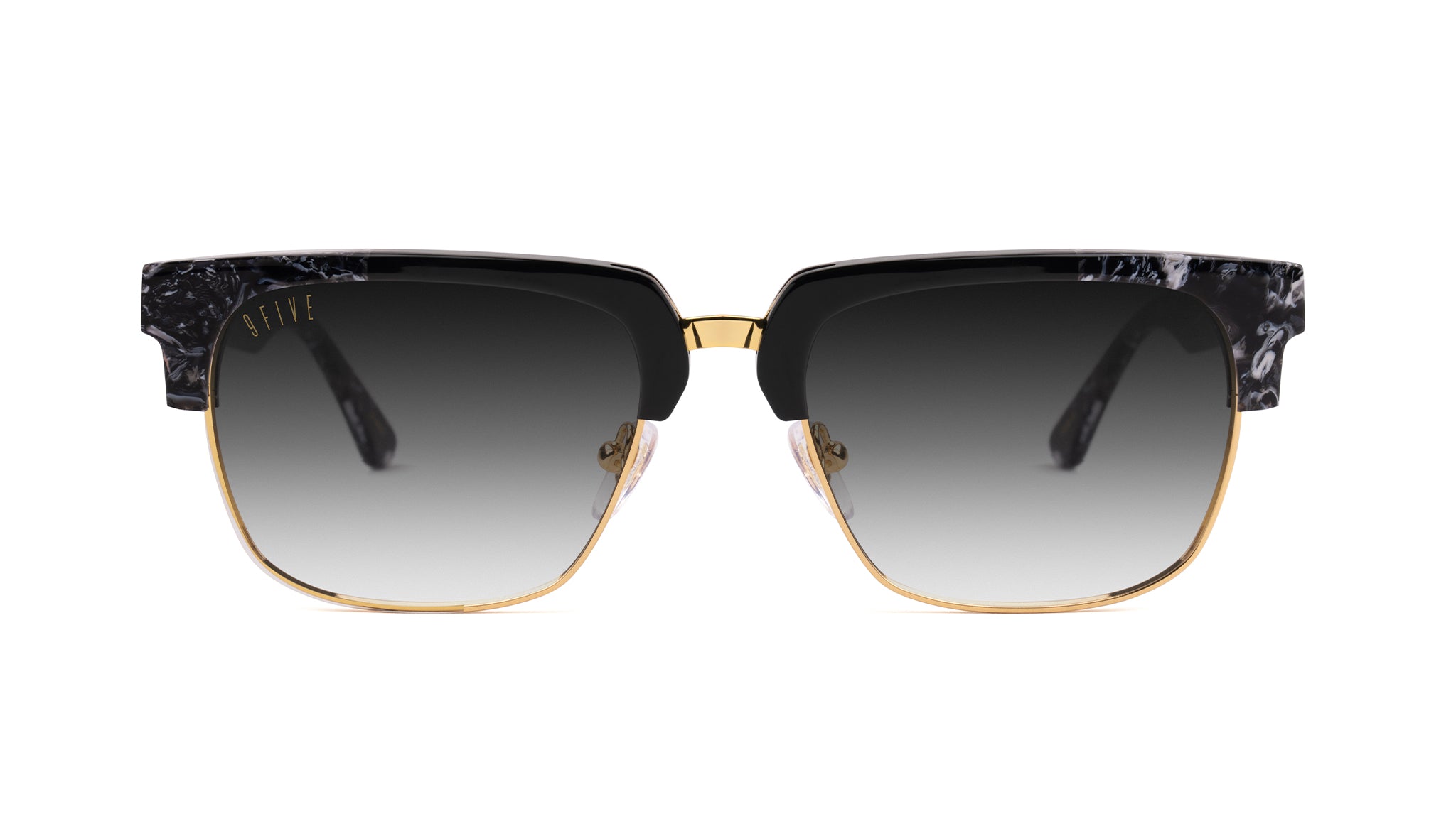 9FIVE Belmont Black & White Onyx - Gradient Sunglasses