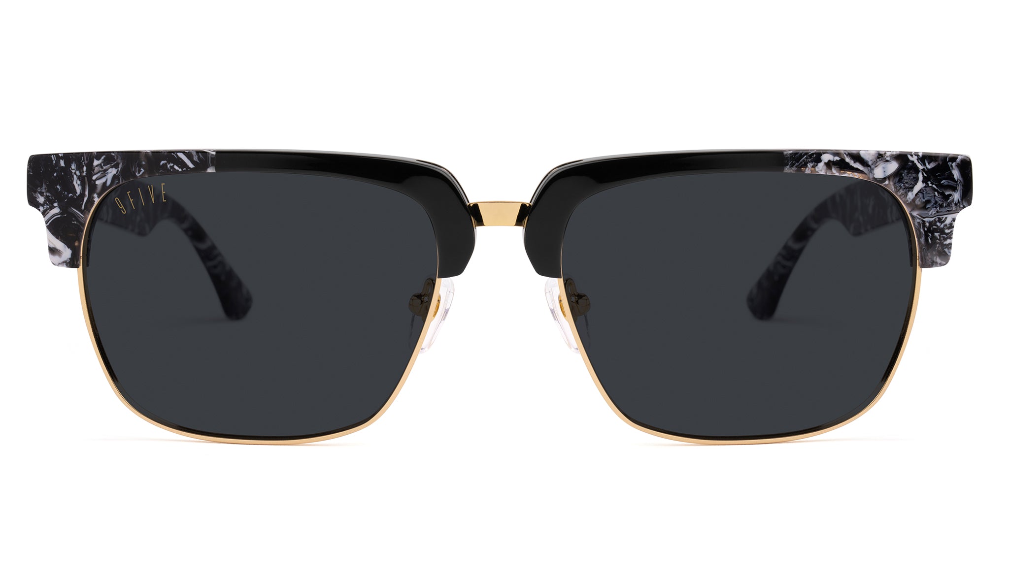 9FIVE Belmont XL Black & White Onyx Sunglasses