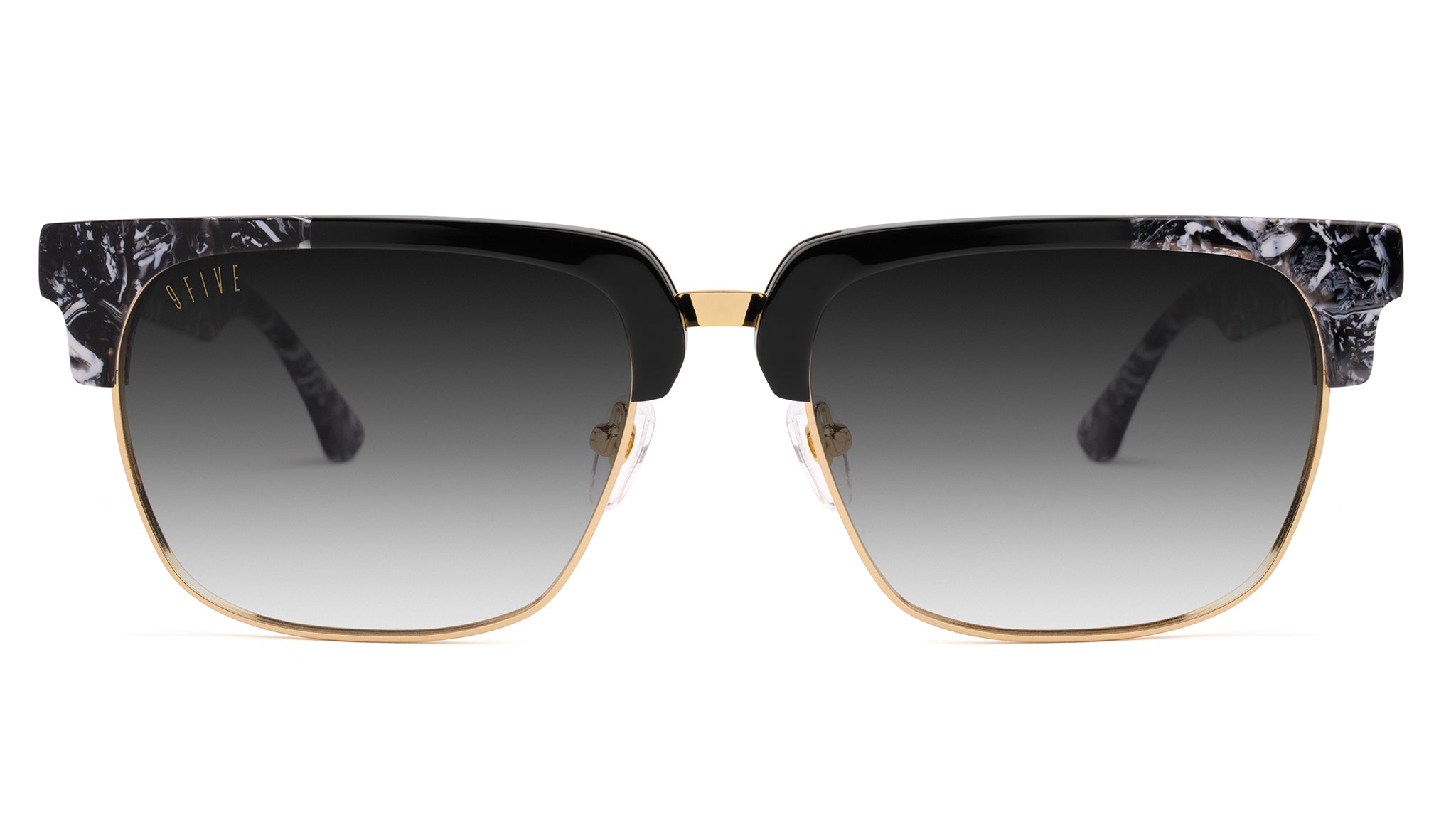 9FIVE Belmont XL Black & White Onyx - Gradient Sunglasses