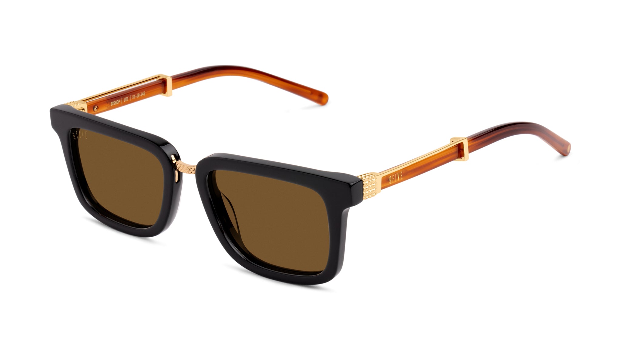 9FIVE Bishop Black & Bourbon Sunglasses Rx