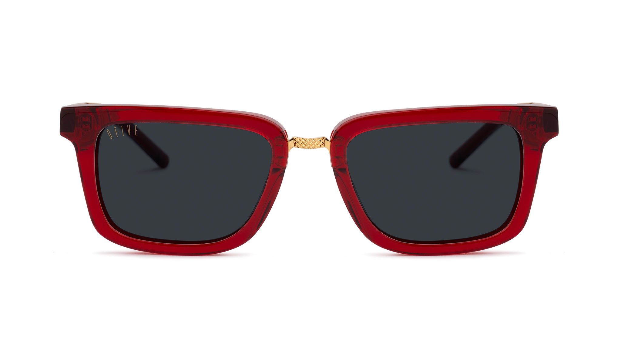 9FIVE Bishop Ruby & 24K Gold Sunglasses