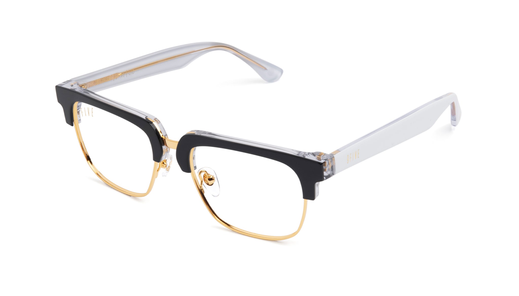 9FIVE Belmont Tuxedo Clear Lens Glasses