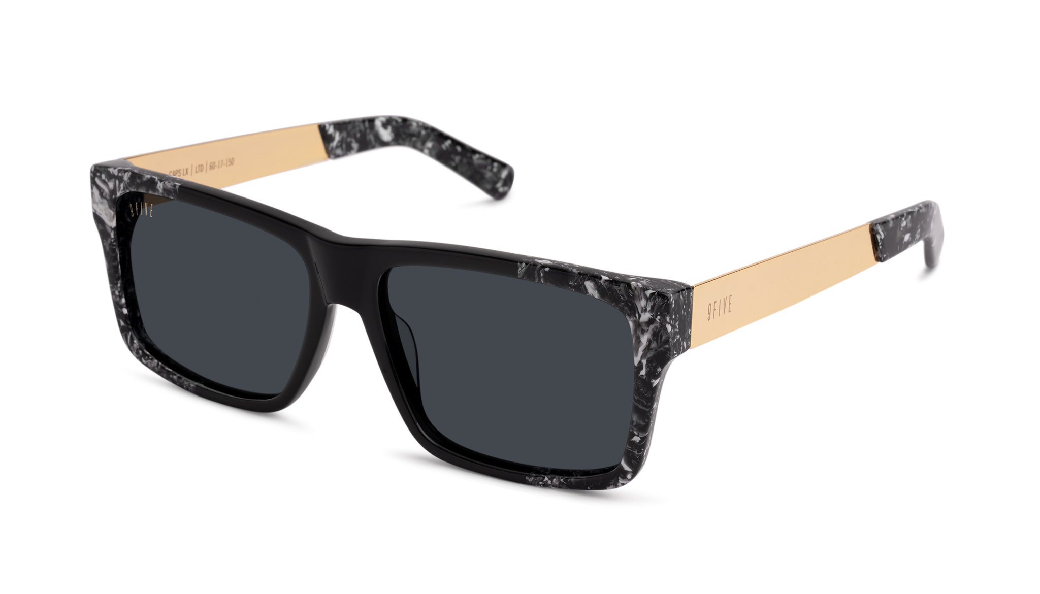 9FIVE Caps LX Black & White Onyx Sunglasses