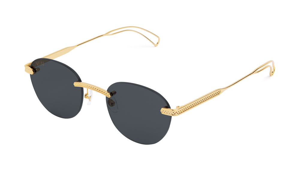 9FIVE Legacy Lite Black & 24K Gold Sunglasses – 9FIVE Eyewear