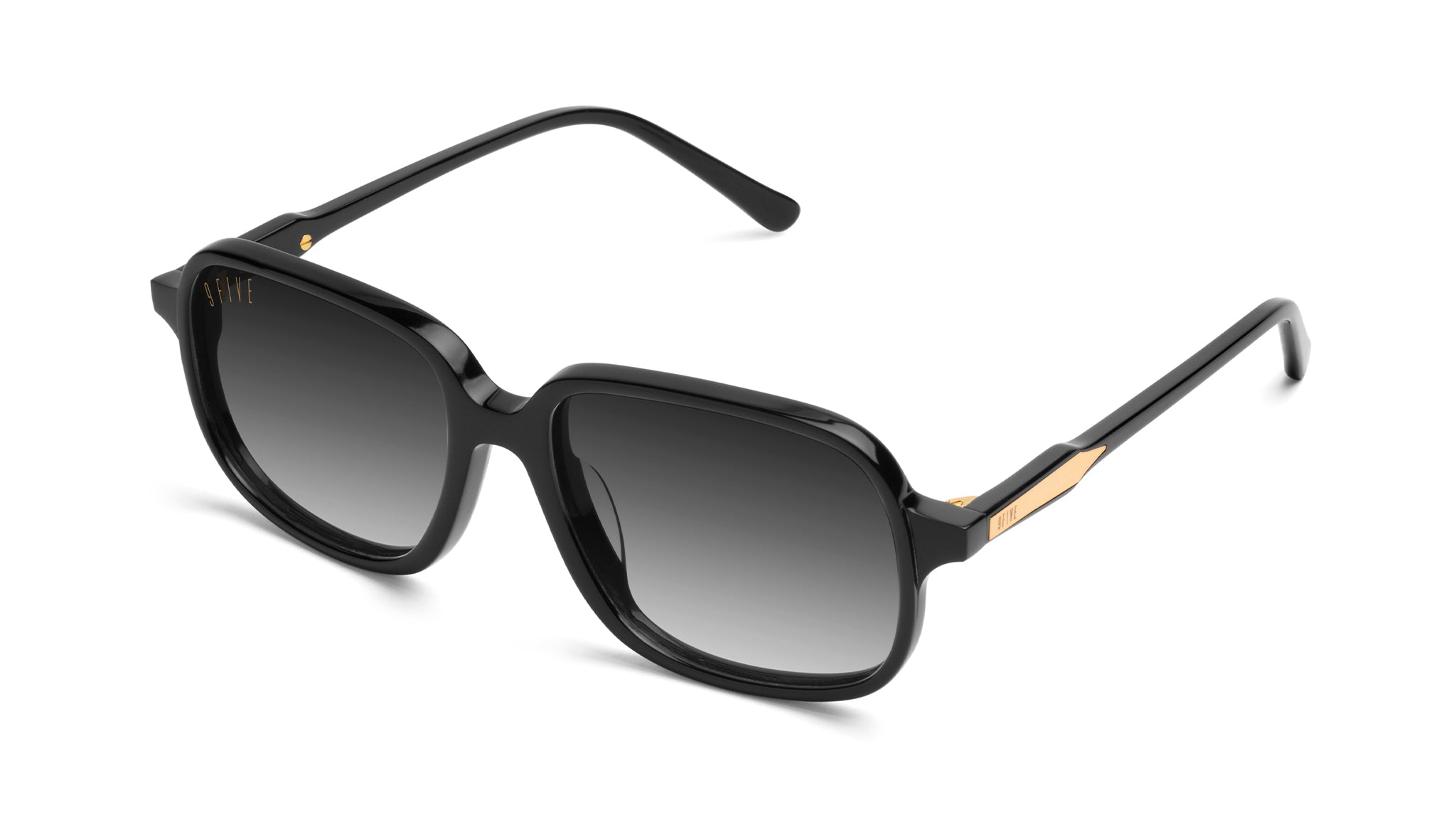 9FIVE Fronts Black & 24K Gold - Gradient Sunglasses