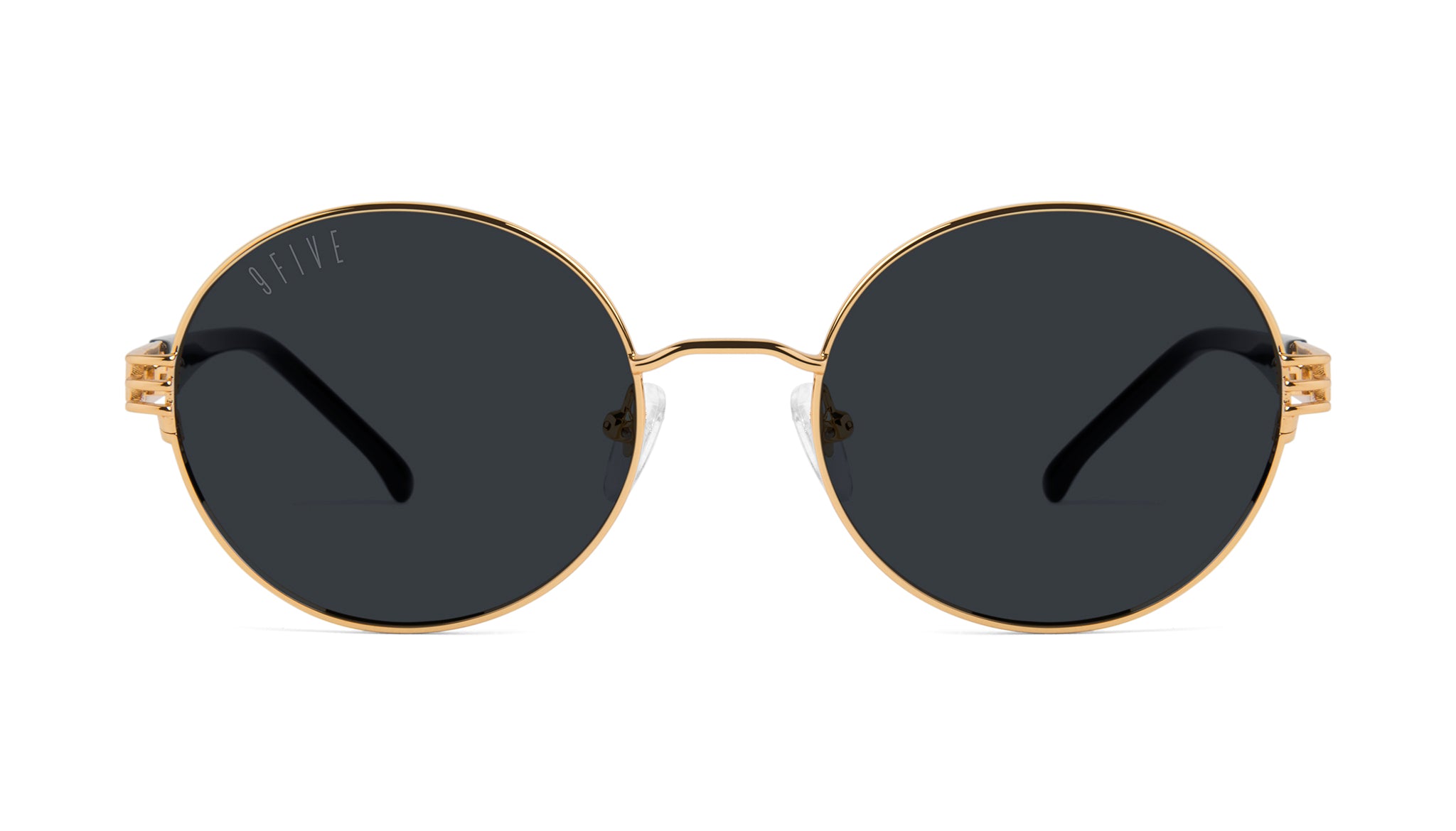 9FIVE Iris Black & 24K Gold Sunglasses