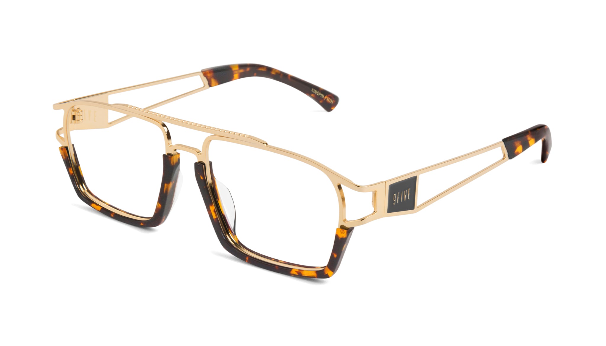 tortoise shell clear lens glasses