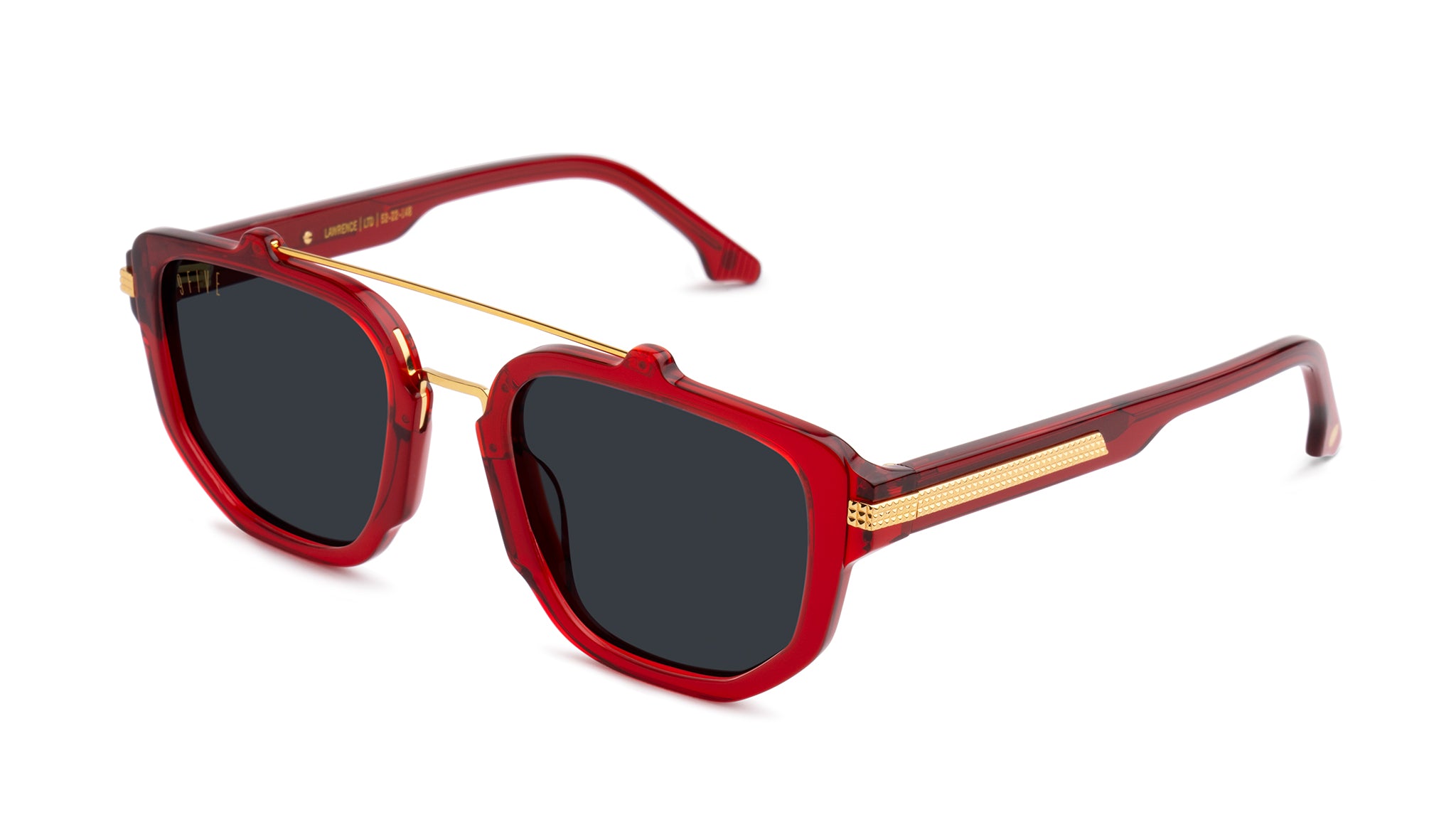 9FIVE Lawrence Ruby & 24K Gold Sunglasses Rx