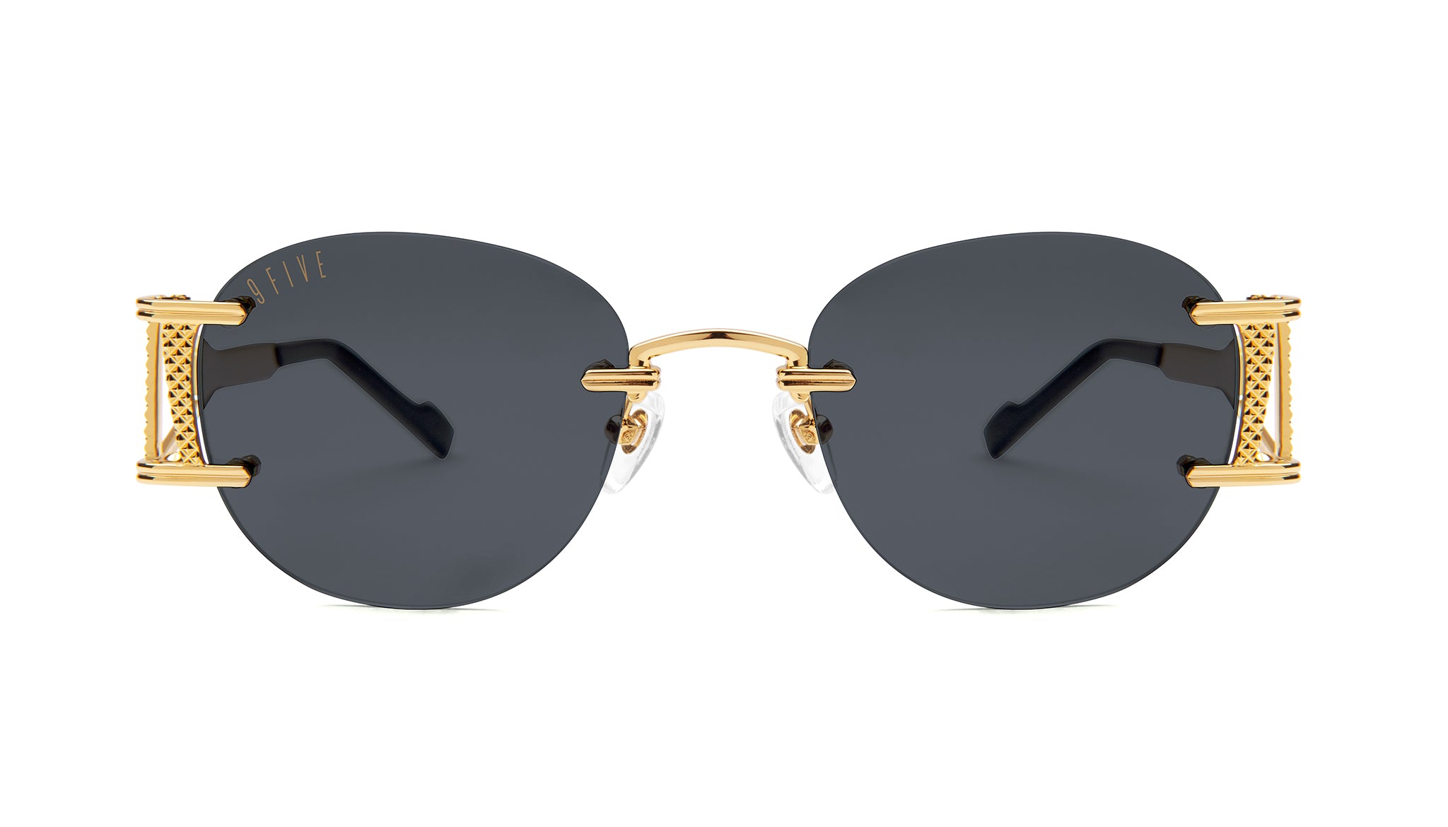 9FIVE Legacy Lite Black & 24K Gold Sunglasses