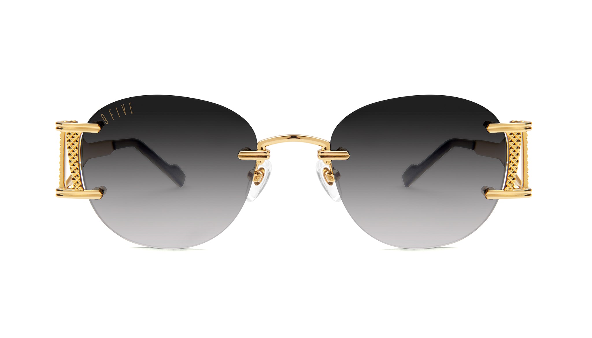 9FIVE Legacy Lite Black & 24K Gold - Gradient Sunglasses