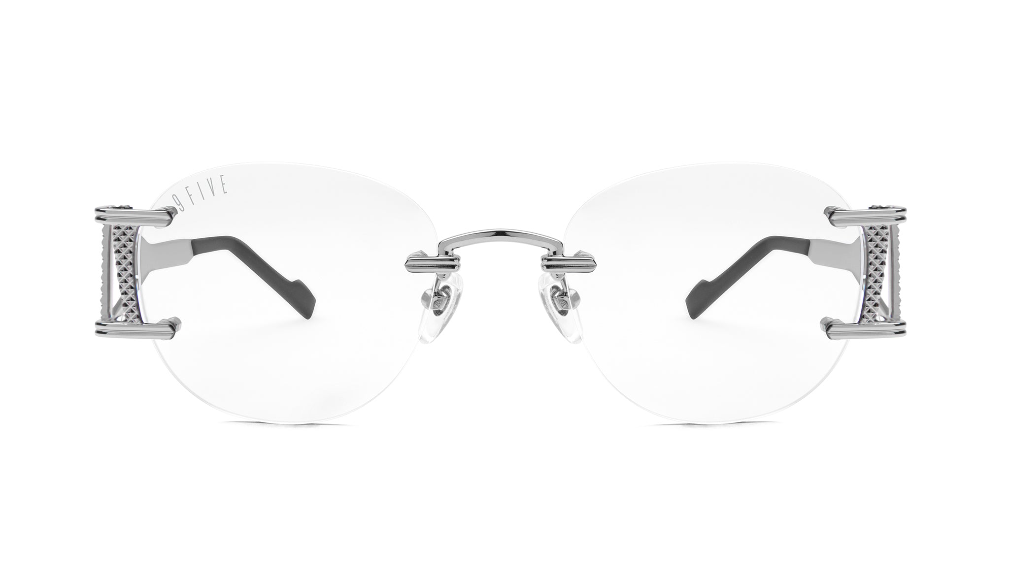 9FIVE Legacy Lite Platinum Clear Lens Glasses