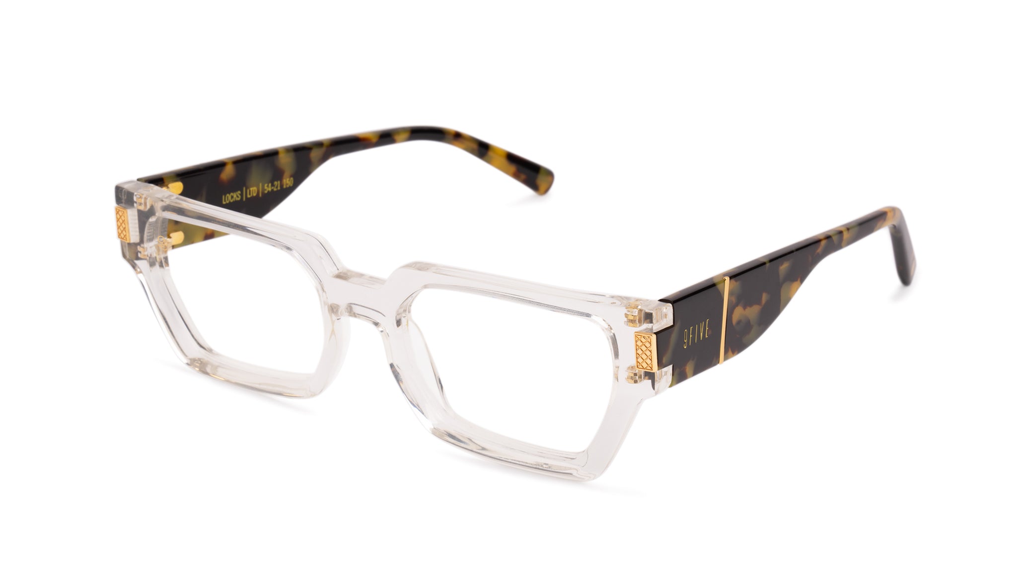 9FIVE Locks Oasis Clear Lens Glasses Rx