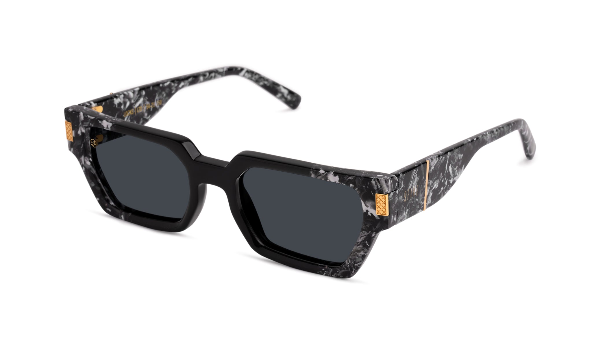 9FIVE Locks Black & White Onyx Sunglasses