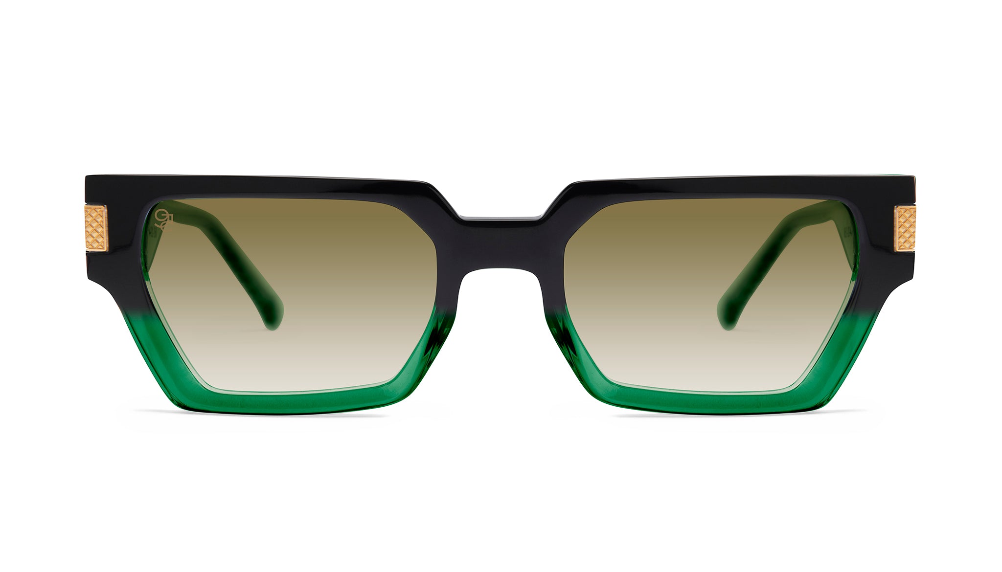 9FIVE Locks Tundra Green - Sepia Gradient Sunglasses