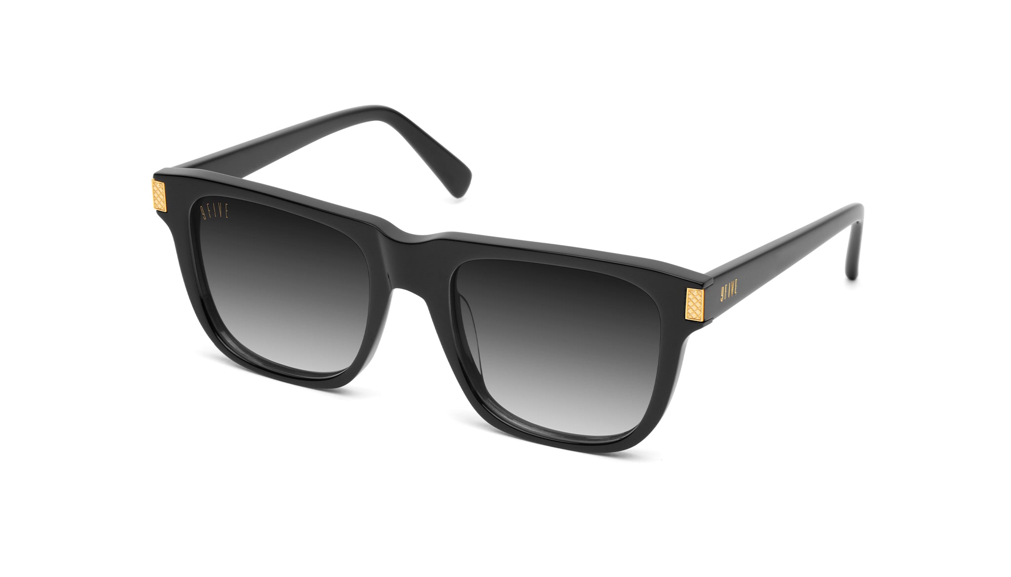 9FIVE Ocean Black & 24K Gold - Gradient Sunglasses