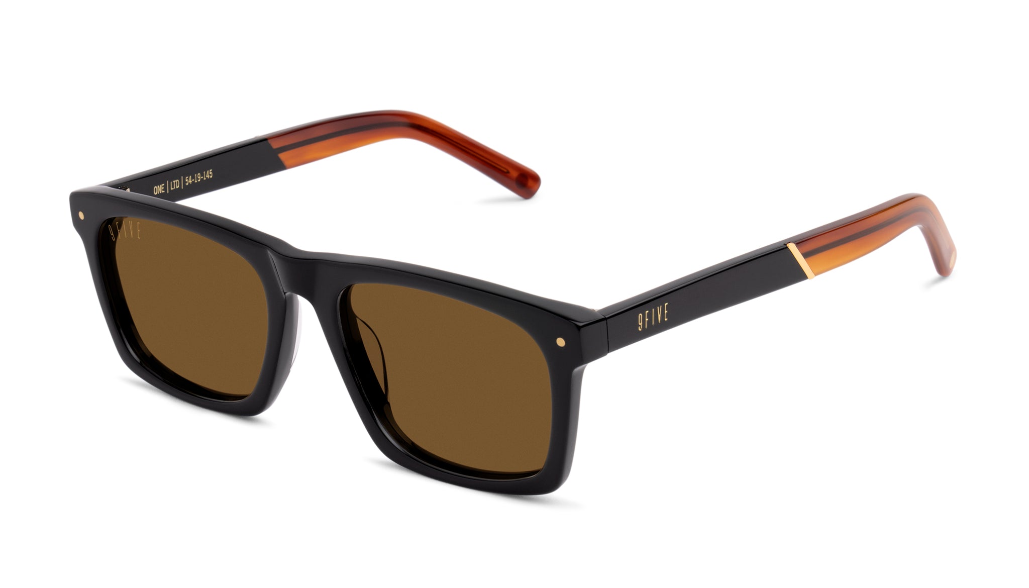 9FIVE One Black & Bourbon Sunglasses