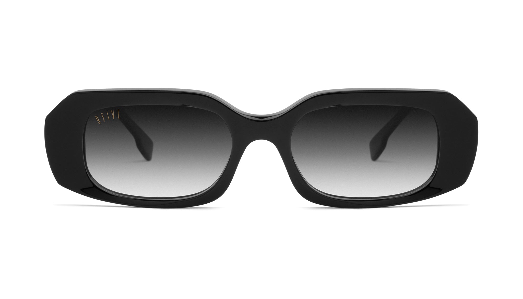 9FIVE Soma Black & 24K Gold - Gradient Sunglasses