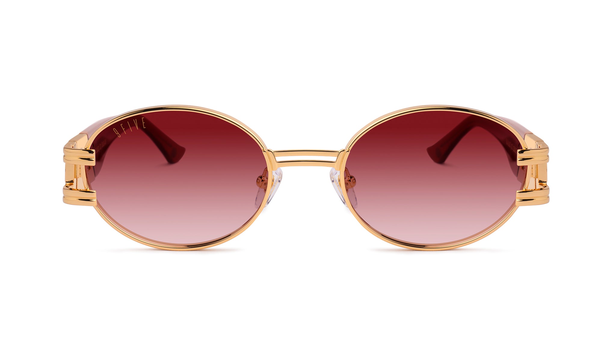 9FIVE St. James Ruby & 24K Gold - Ruby Gradient Sunglasses