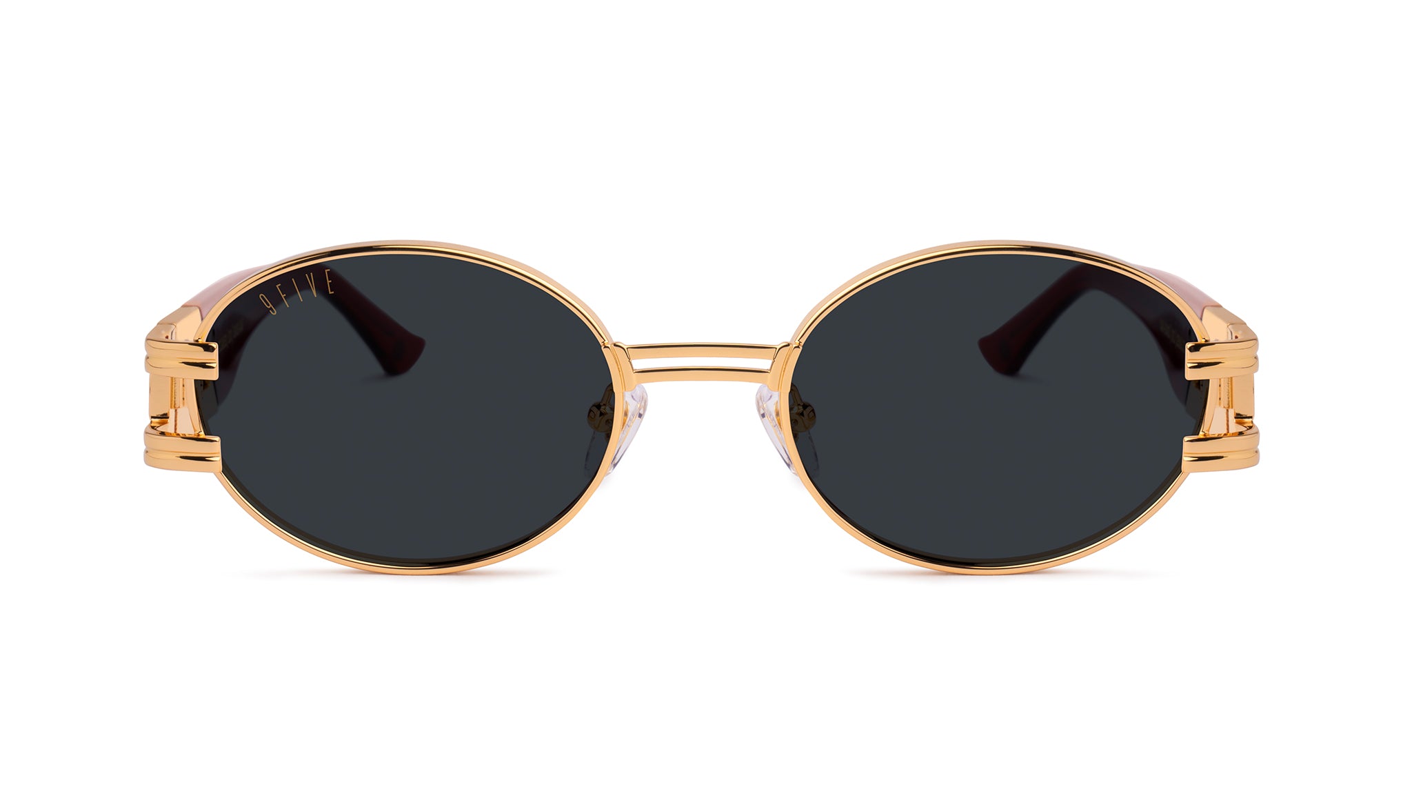 9FIVE St. James Ruby & 24K Gold Sunglasses