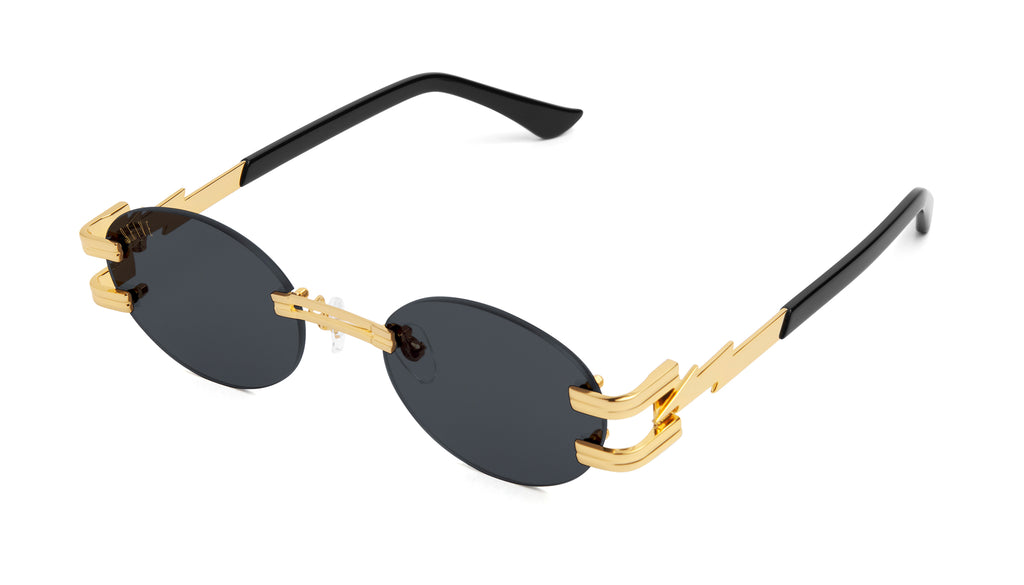 ⚡9FIVE St. James Bolt⚡ Lite Black & 24K Gold - Gradient