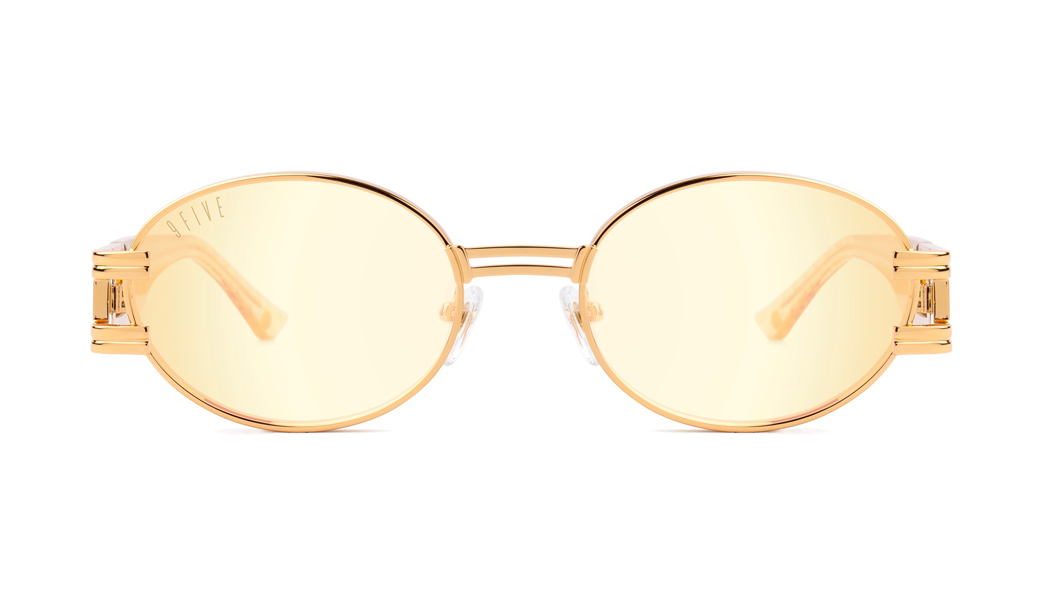 9FIVE St. James Gold Scale - Reflective Gold Sunglasses