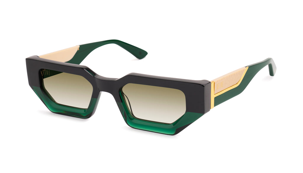 9Five Locks Tundra Green Sunglasses Pure Polarized